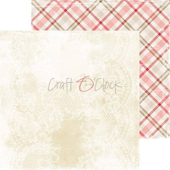 Scrapbooking Craft Papier Set 20,3x20,3 - Craft o'clock - Girl & Curl - BASIC