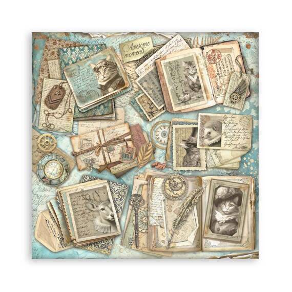 Scrapbooking Craft Papier Set 20x20 - Stamperia - Alterego