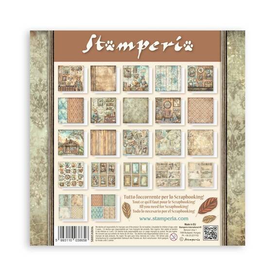 Scrapbooking Craft Papier Set 20x20 - Stamperia - Alterego