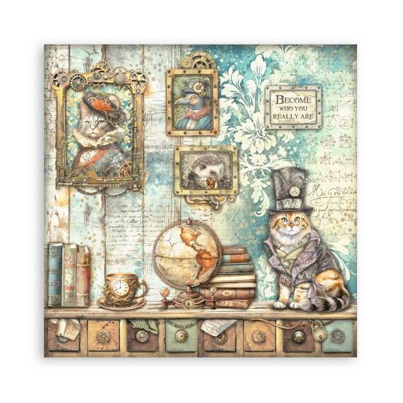 Scrapbooking Craft Papier Set 20x20 - Stamperia - Alterego