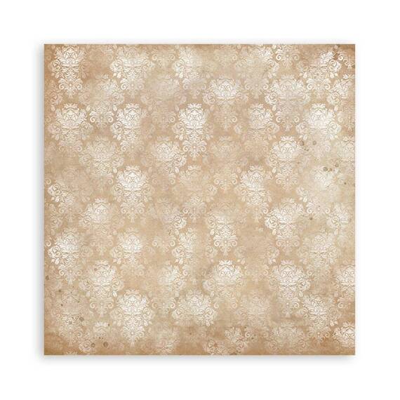 Scrapbooking Craft Papier Set 20x20 - Stamperia - Golden harmony