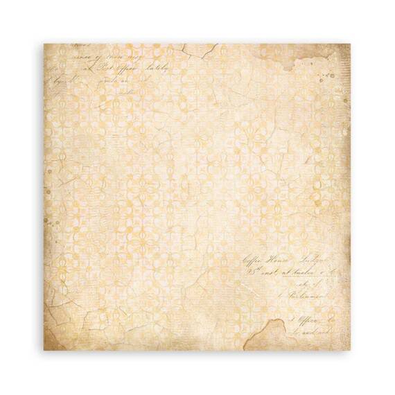 Scrapbooking Craft Papier Set 20x20 - Stamperia - Golden harmony