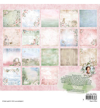 Scrapbooking Craft Papier Set 20x20 - StudioLight - Background Romantic Moments