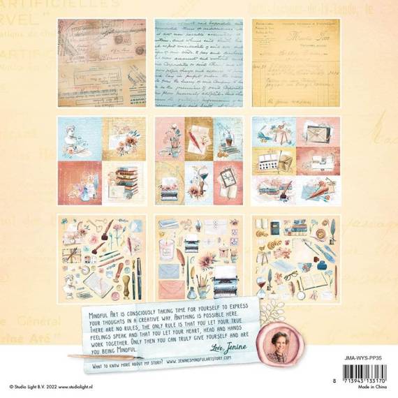 Scrapbooking Craft Papier Set 20x20 - StudioLight - Write Your Story No. 35