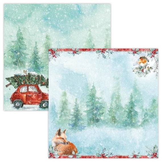 Scrapbooking Craft Papier Set 30.5x30.5 - Studio Light - Let It Snow