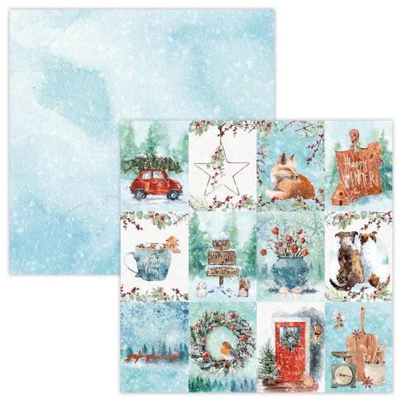 Scrapbooking Craft Papier Set 30.5x30.5 - Studio Light - Let It Snow