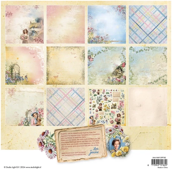 Scrapbooking Craft Papier Set 30.5x30.5 - Studio Light - Wild & Free