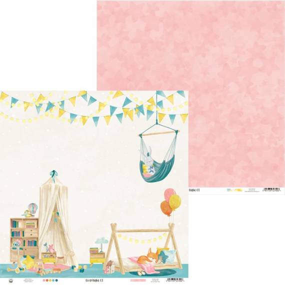 Scrapbooking Craft Papier Set 30x30 - P13 - Good Night