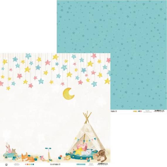 Scrapbooking Craft Papier Set 30x30 - P13 - Good Night