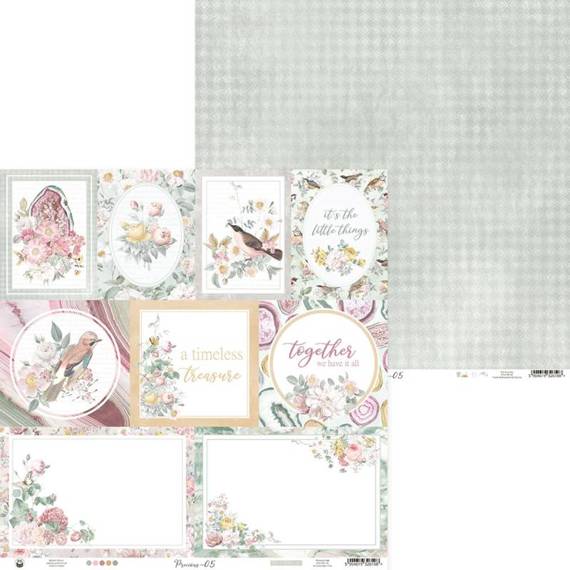 Scrapbooking Craft Papier Set 30x30 - P13 - Precious