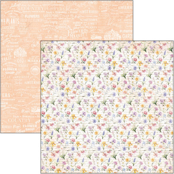 Scrapbooking Craft Papier Set 30x30cm - Ciao Bella - Flower Shop