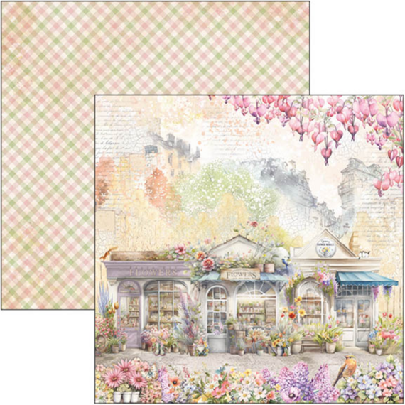 Scrapbooking Craft Papier Set 30x30cm - Ciao Bella - Flower Shop