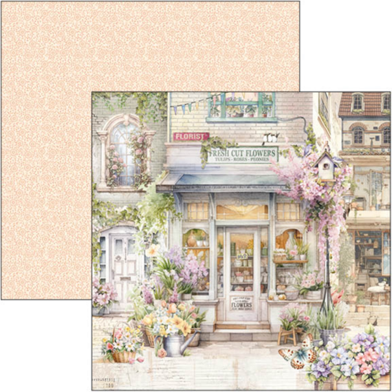 Scrapbooking Craft Papier Set 30x30cm - Ciao Bella - Flower Shop