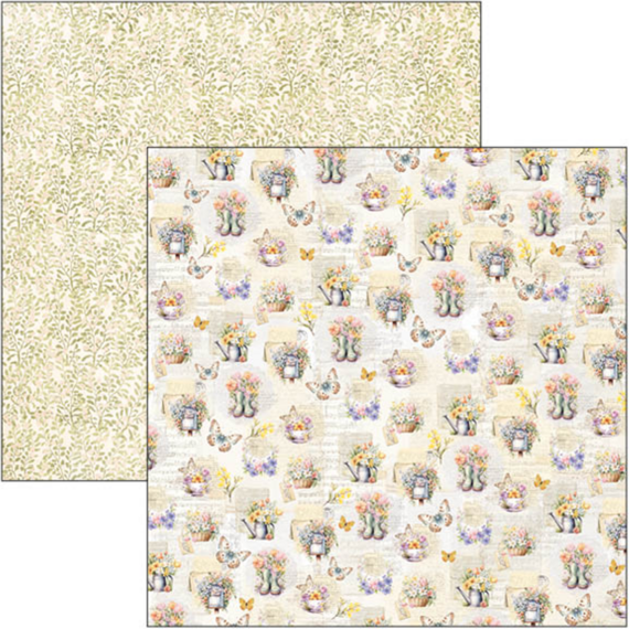 Scrapbooking Craft Papier Set 30x30cm - Ciao Bella - Flower Shop