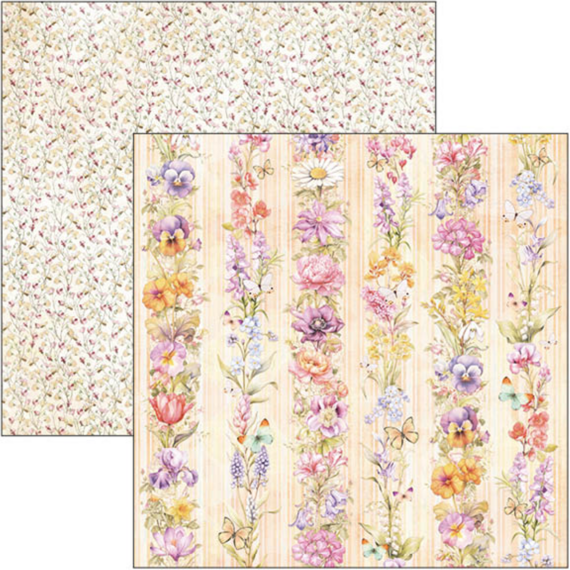 Scrapbooking Craft Papier Set 30x30cm - Ciao Bella - Flower Shop