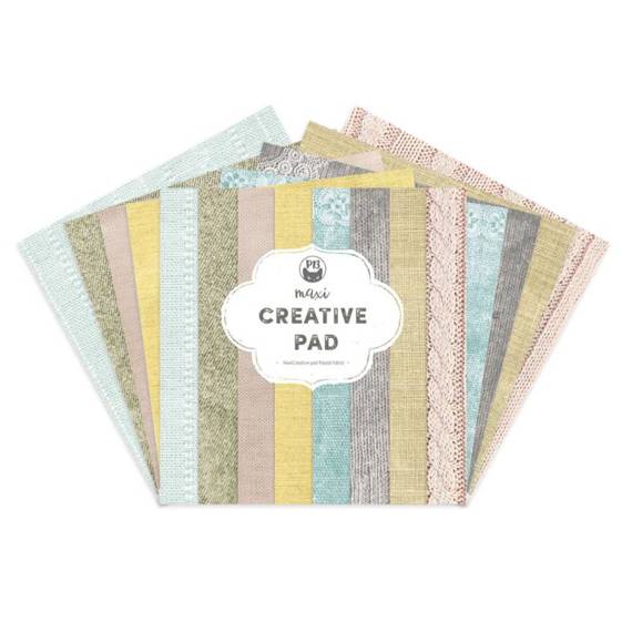 Scrapbooking Craft Papier Set Creative Pad 30x30 - P13 - Maxi Creative Fabric