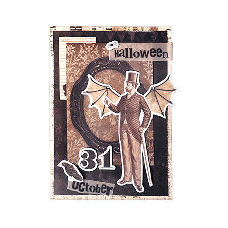 Scrapbooking Craft Papier Set and A5 elements - All vintage hallows