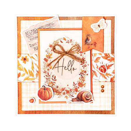 Scrapbooking Craft Papier Set and A5 elements - Fall into autumn