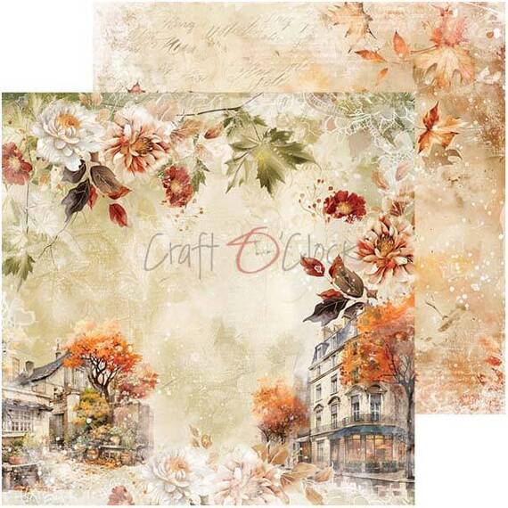 Scrapbooking Craft Papier Set for scrapbooking 15x15 - Craft o'clock - Autumnaria