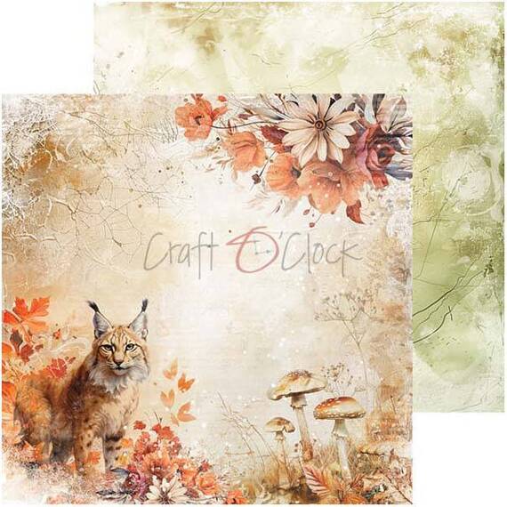 Scrapbooking Craft Papier Set for scrapbooking 15x15 - Craft o'clock - Autumnaria