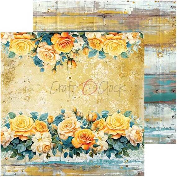 Scrapbooking Craft Papier Set for scrapbooking 15x15 - Craft o'clock - Sunset Mood