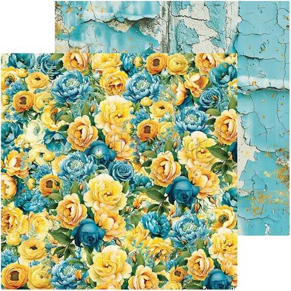 Scrapbooking Craft Papier Set for scrapbooking 15x15 - Craft o'clock - Sunset Mood