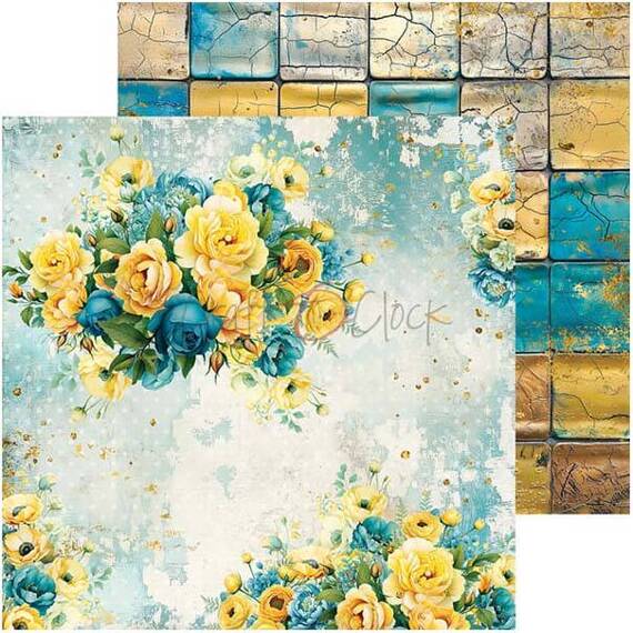 Scrapbooking Craft Papier Set for scrapbooking 15x15 - Craft o'clock - Sunset Mood