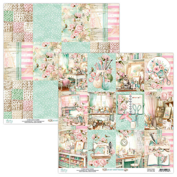 Scrapbooking Craft Papier Set for scrapbooking 15x15 - Mintay - In My Craftroom