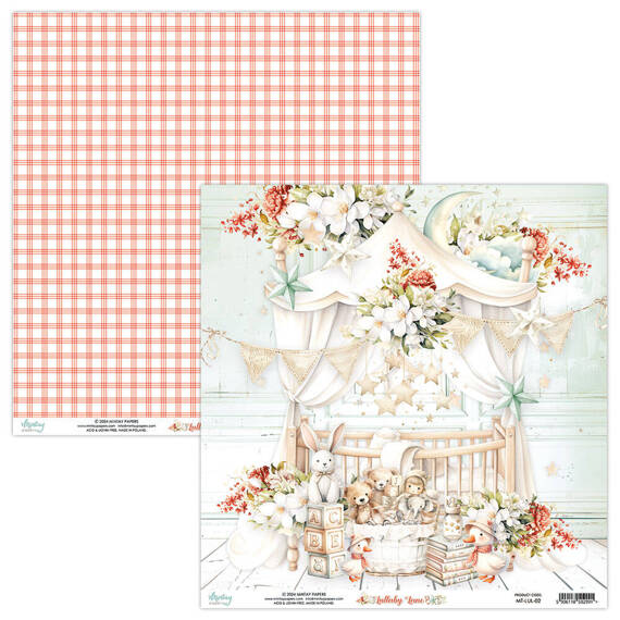 Scrapbooking Craft Papier Set for scrapbooking 15x15 - Mintay - Lullaby Lane