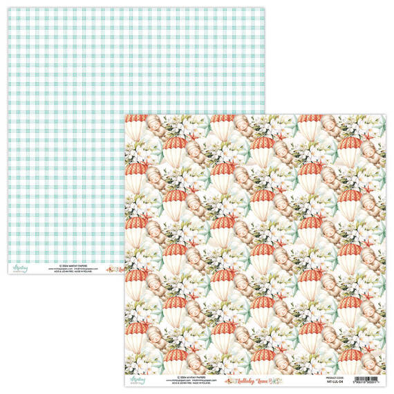 Scrapbooking Craft Papier Set for scrapbooking 15x15 - Mintay - Lullaby Lane