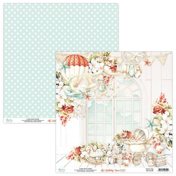 Scrapbooking Craft Papier Set for scrapbooking 15x15 - Mintay - Lullaby Lane