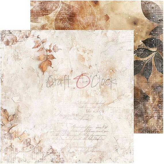 Scrapbooking Craft Papier Set for scrapbooking 20,3x20,3 - Craft o'clock - Autumnaria - BASIC