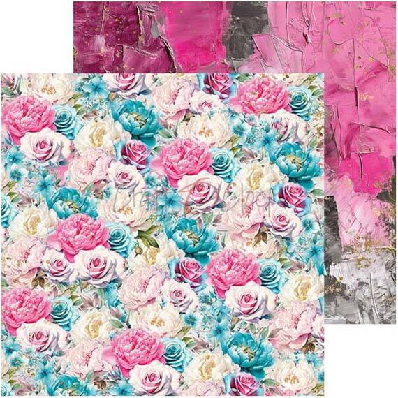 Scrapbooking Craft Papier Set for scrapbooking 20,3x20,3 - Craft o'clock - Soulflowers 