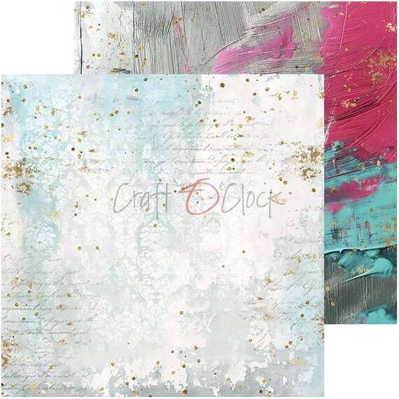 Scrapbooking Craft Papier Set for scrapbooking 20,3x20,3 - Craft o'clock - Soulflowers - BASIC