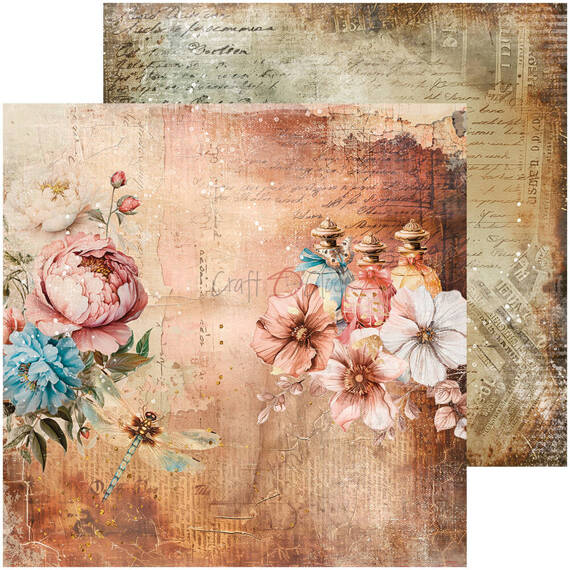 Scrapbooking Craft Papier Set for scrapbooking 20,3x20,3 - Craft o'clock - Vintage Sonata mix