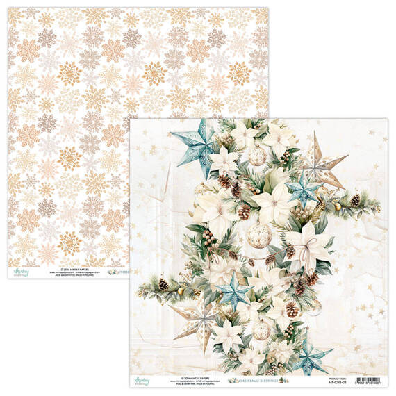 Scrapbooking Craft Papier Set for scrapbooking 30x30 - Mintay - Christmas Blessings