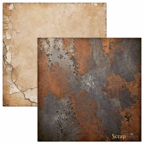 Scrapbooking Craft Papier Set for scrapbooking 30x30 - SCRAPBOYS - Rusty Pack