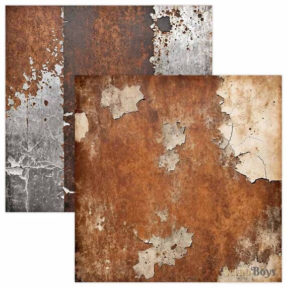 Scrapbooking Craft Papier Set for scrapbooking 30x30 - SCRAPBOYS - Rusty Pack