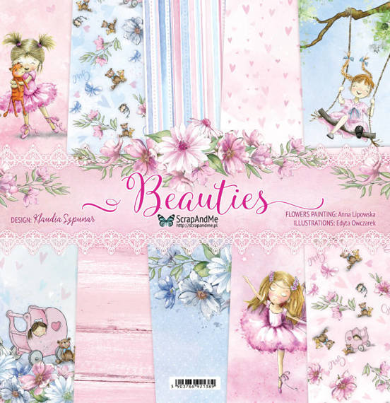 Scrapbooking Craft Papier Set for scrapbooking 30x30 - ScrapAndMe - Beauties