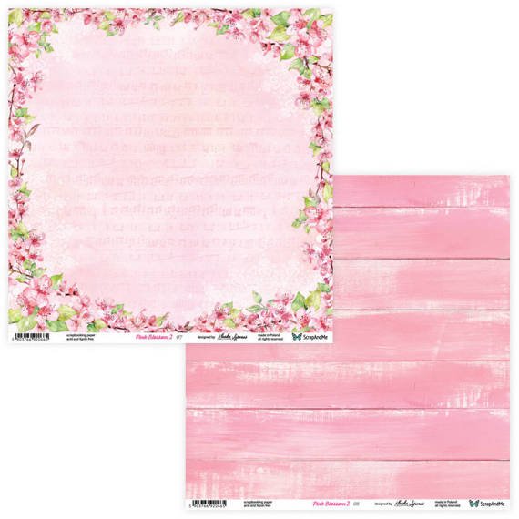 Scrapbooking Craft Papier Set for scrapbooking 30x30 - ScrapAndMe - Pink Blossom 2