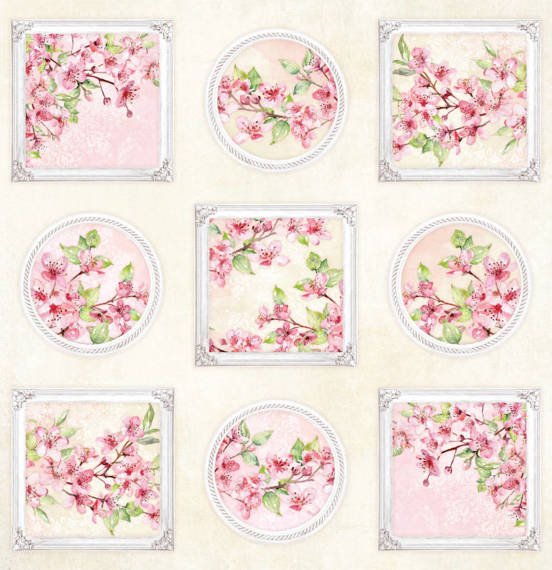 Scrapbooking Craft Papier Set for scrapbooking 30x30 - ScrapAndMe - Pink Blossom 2