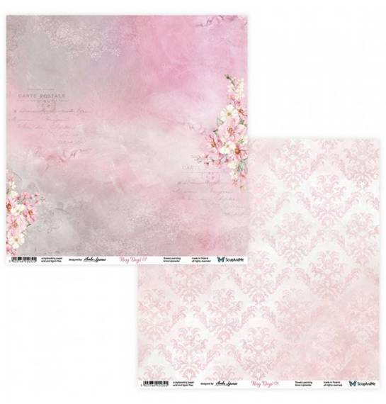 Scrapbooking Craft Papier Set for scrapbooking 30x30 - ScrapAndMe - Rosy Days