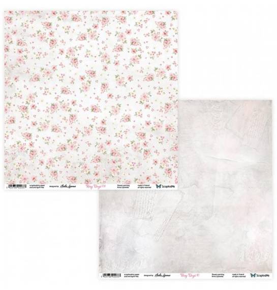 Scrapbooking Craft Papier Set for scrapbooking 30x30 - ScrapAndMe - Rosy Days