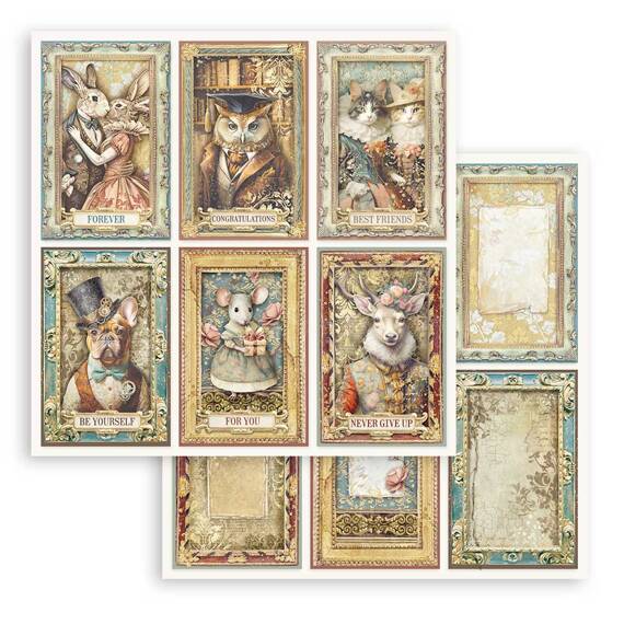 Scrapbooking Craft Papier Set for scrapbooking 30x30 - Stamperia - Alterego