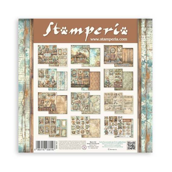 Scrapbooking Craft Papier Set for scrapbooking 30x30 - Stamperia - Alterego