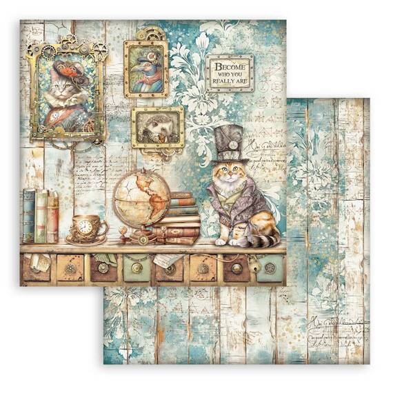 Scrapbooking Craft Papier Set for scrapbooking 30x30 - Stamperia - Alterego