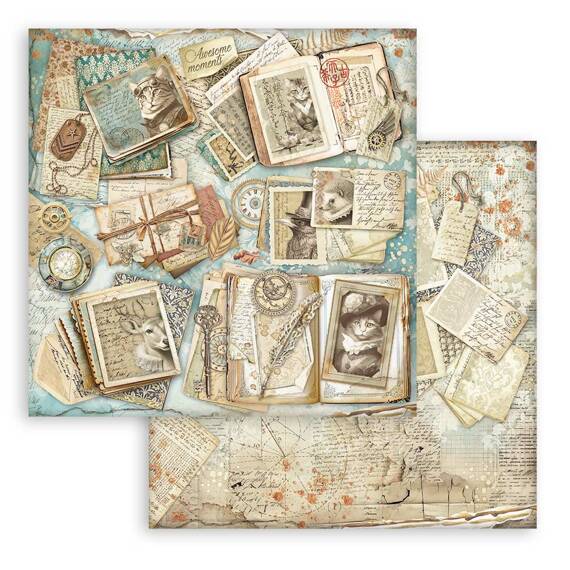 Scrapbooking Craft Papier Set for scrapbooking 30x30 - Stamperia - Alterego