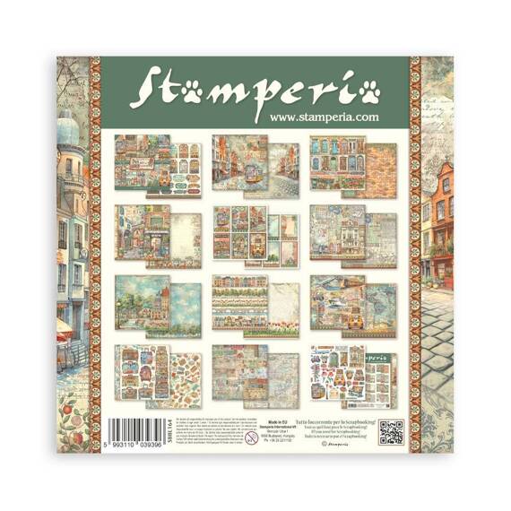 Scrapbooking Craft Papier Set for scrapbooking 30x30 - Stamperia - Art of Travelling