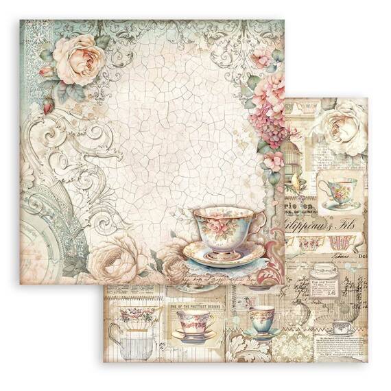 Scrapbooking Craft Papier Set for scrapbooking 30x30 - Stamperia - Brocante Antique