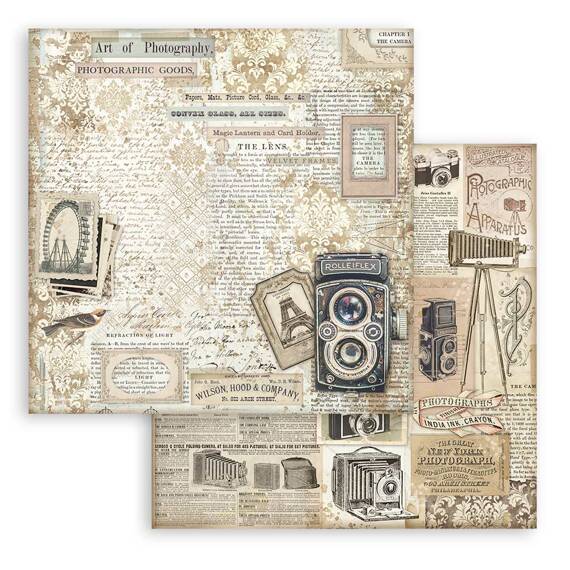 Scrapbooking Craft Papier Set for scrapbooking 30x30 - Stamperia - Brocante Antique